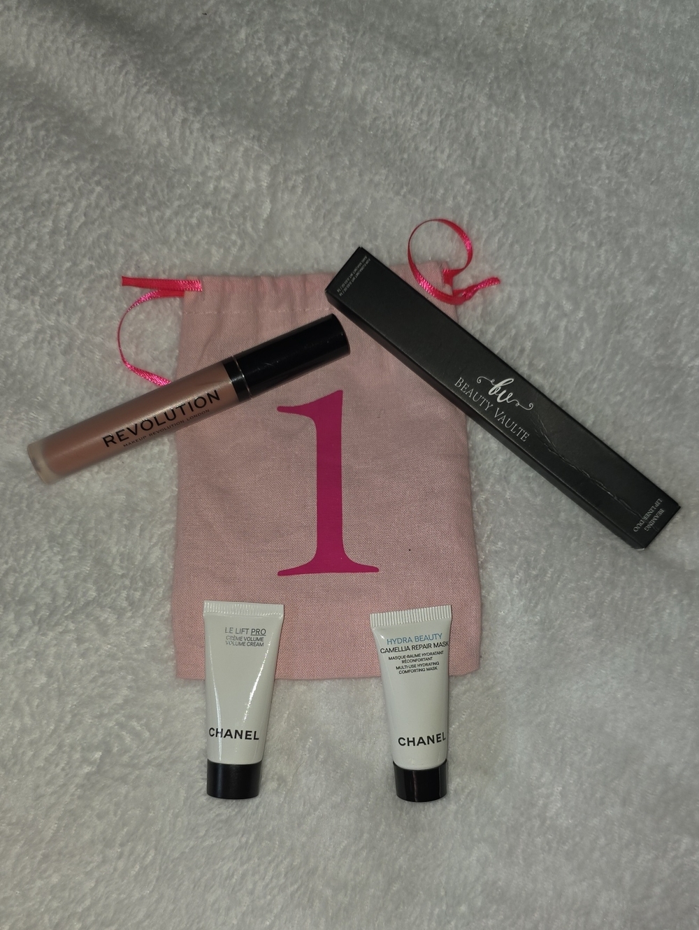 Chanel Mask And Le Lfit Pro, Revolution Matte 109 And Lip Liner